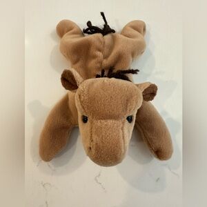 Ty 1995  Derby vintage beanie baby plush stuffed animal horse brown collectible
